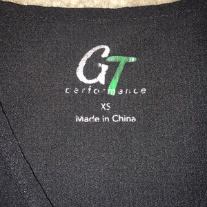 Xs GT black scrub top